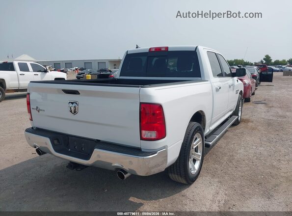 1C6RR6LT5JS119584 2018 RAM 1500 Белый Задняя правая четверть
