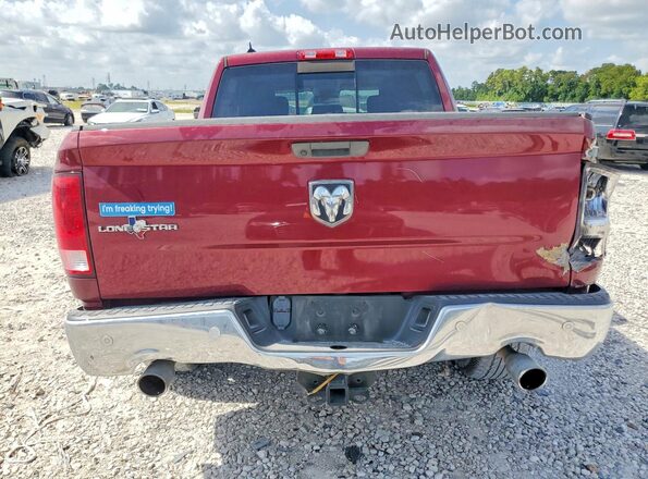 1C6RR6LT5KS564117 2019 RAM 1500 Maroon Widok z tyłu