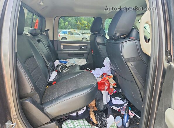 1C6RR6LT5KS604888 2019 RAM 1500 Gray Rear seats view