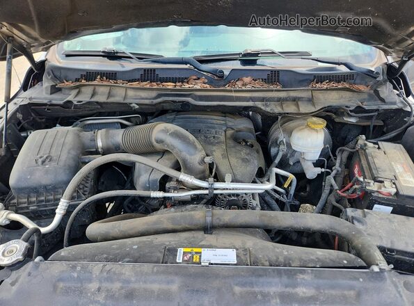 1C6RR6LT5KS604888 2019 RAM 1500 Gray Rear interior view