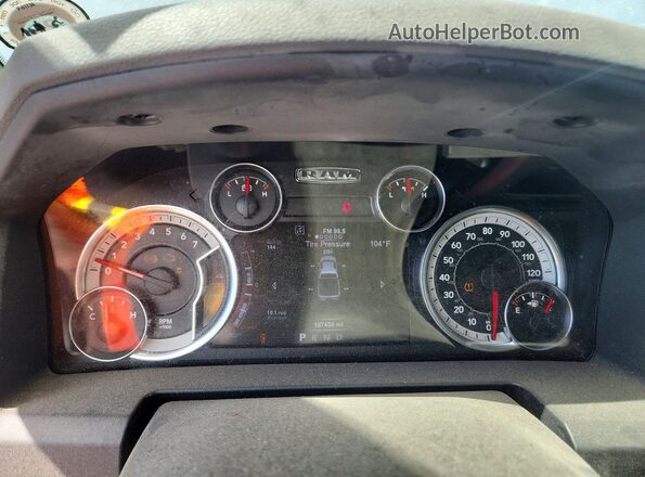 1C6RR6LT6HS610241 2017 RAM 1500 White Հետևի նստատեղերի տեսք