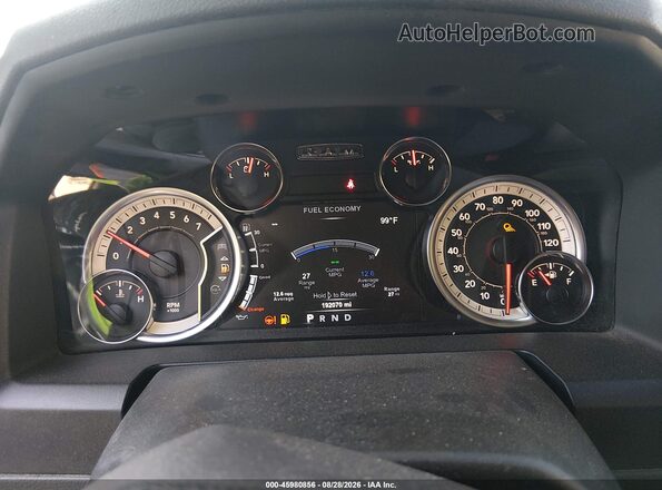 1C6RR6LT6KS573604 2019 RAM 1500 CLASSIC White Вид задніх сидінь