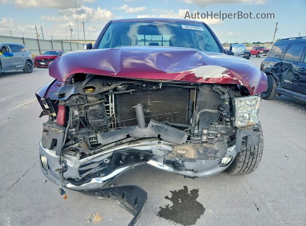 1C6RR6LT8JS210509 2018 RAM 1500 Burgundy Front view