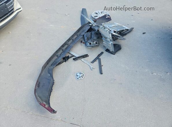 1C6RR6LT8JS210509 2018 RAM 1500 Burgundy Engine compartment view