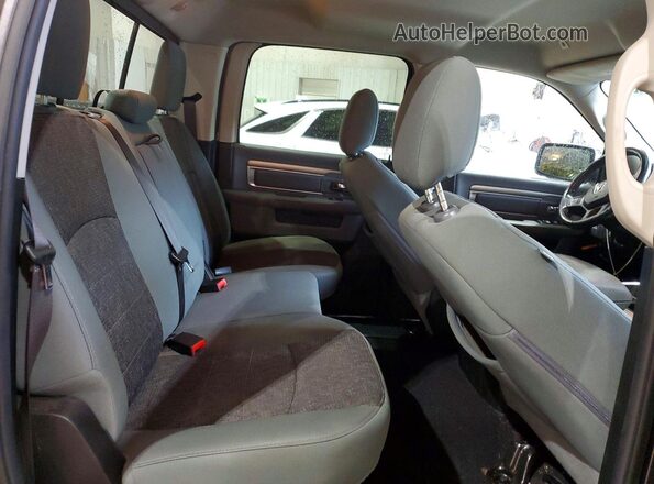1C6RR6LT8KS546033 2019 RAM 1500 Charcoal Rear seats view