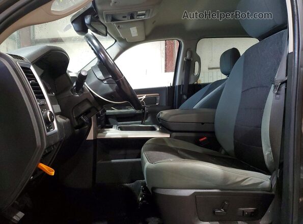 1C6RR6LT8KS546033 2019 RAM 1500 Charcoal Front interior view