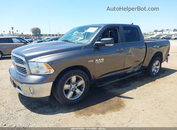 1C6RR6LT9KS563276 2019 RAM 1500 CLASSIC Gray Առջևի ձախ երեք քառորդ տեսարան