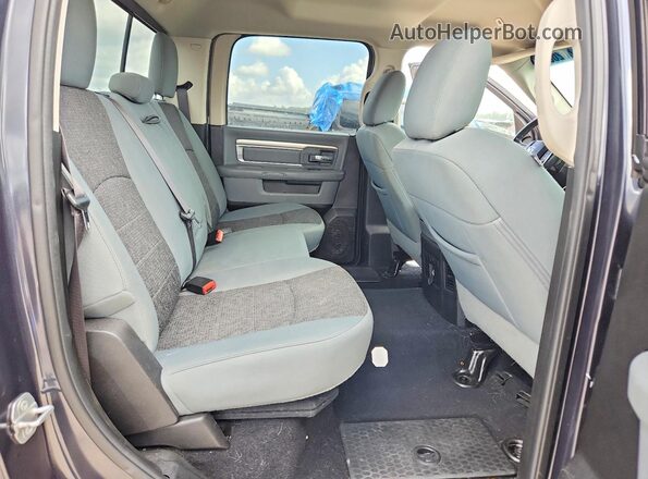 1C6RR6LT9KS627221 2019 RAM 1500 Gray უკანა სავარძლების ხედი