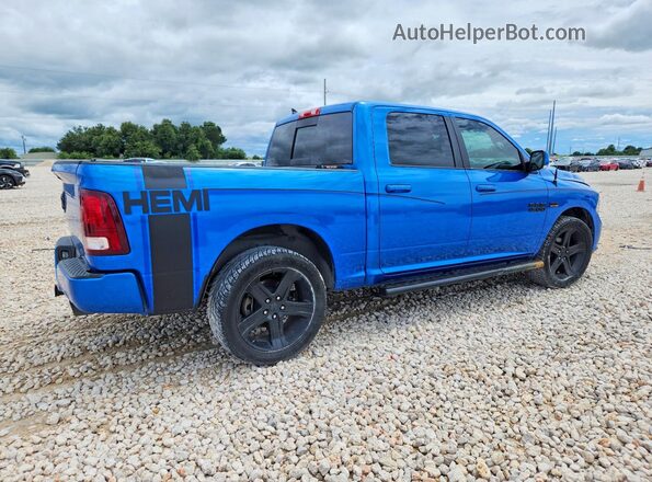 1C6RR6MT8JS195668 2018 RAM 1500 Blue Rear right