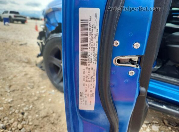 1C6RR6MT8JS195668 2018 RAM 1500 Blue Engine compartment view