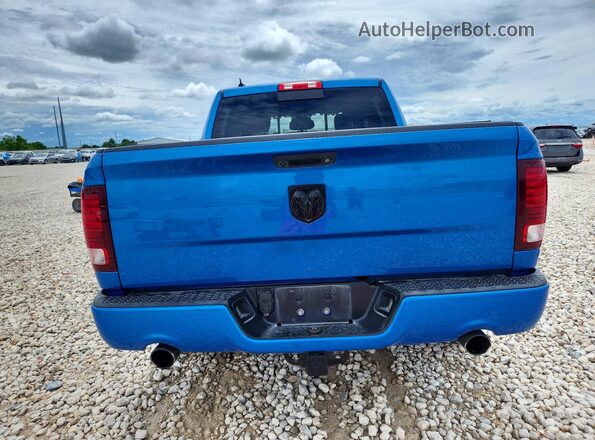 1C6RR6MT8JS195668 2018 RAM 1500 Blue Rear view