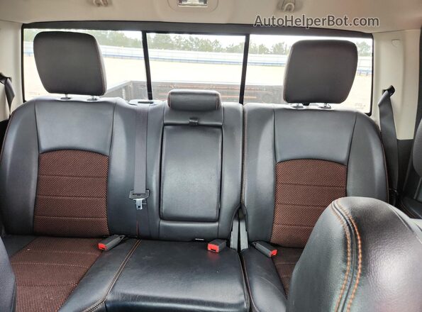 1C6RR6MT9HS584748 2017 RAM 1500 Orange Rear seats view