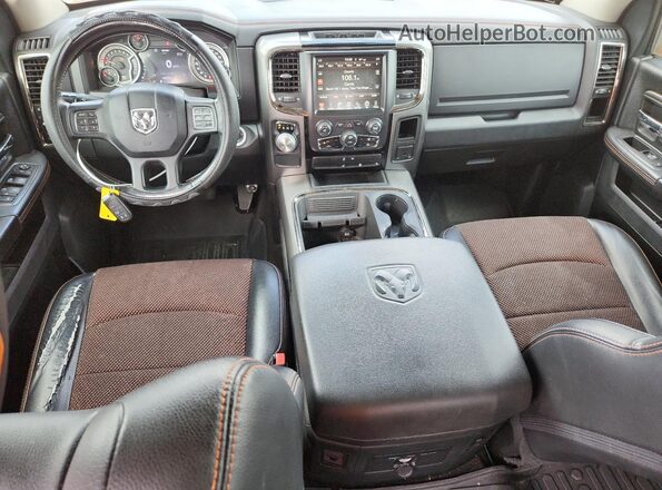 1C6RR6MT9HS584748 2017 RAM 1500 Orange Dashboard view