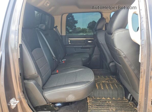 1C6RR6MTXHS751991 2017 RAM 1500 Gray Rear seats view