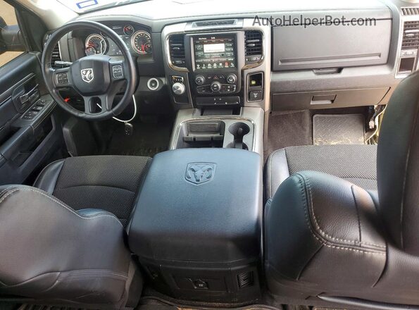 1C6RR6MTXHS751991 2017 RAM 1500 Gray Dashboard view