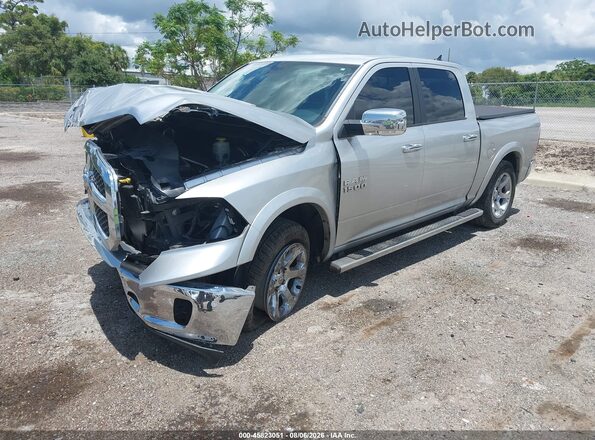 1C6RR6NT1HS856448 2017 RAM 1500 Silver Առջևի ձախ երեք քառորդ տեսարան