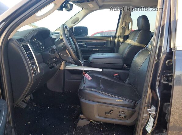 1C6RR6NT5GS394409 2016 RAM 1500 Black Front interior view