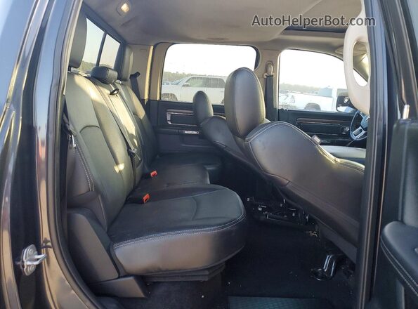 1C6RR6NT5GS394409 2016 RAM 1500 Black Rear seats view