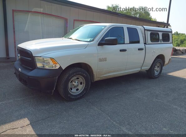 1C6RR7FG2HS740442 2017 RAM 1500 White წინა მარცხენა ხედი სამი მეოთხედიდან