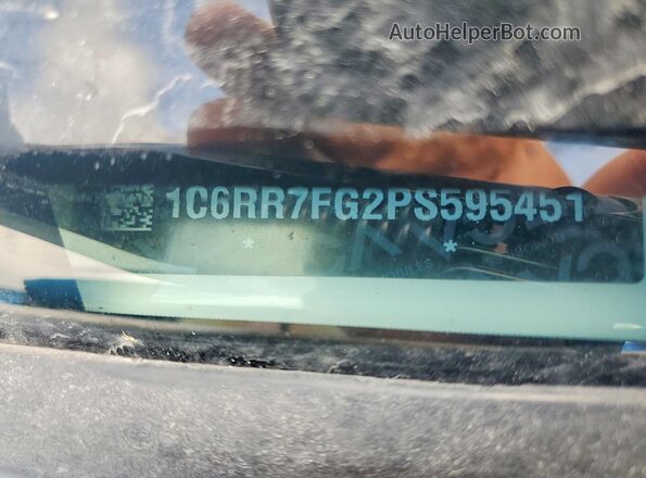 1C6RR7FG2PS595451 2023 RAM 1500 White Շարժիչի բաժամունքի տեսք