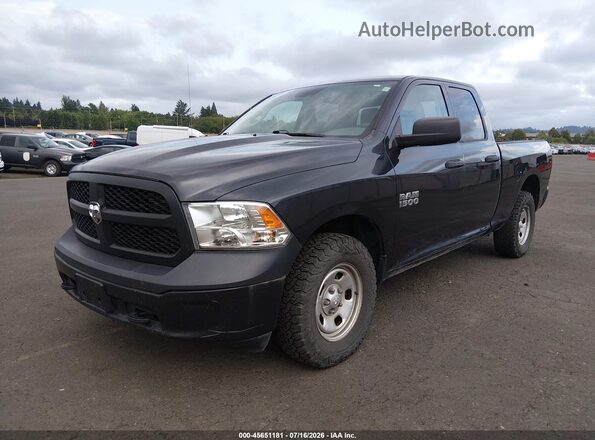 1C6RR7FG3JS297255 2018 RAM 1500 Black Передня ліва чверть