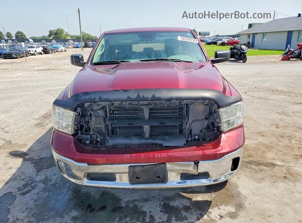 1C6RR7FG7KS535402 2019 RAM 1500 Maroon წინა ხედი