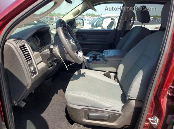 1C6RR7FG7KS535402 2019 RAM 1500 Maroon წინა სალონის ხედი