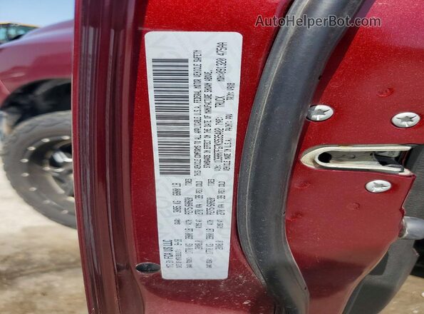 1C6RR7FG7KS535402 2019 RAM 1500 Maroon VIN კოდის სტიკერის ხედი