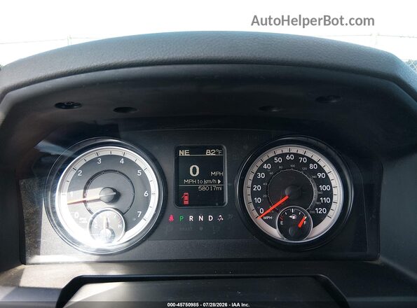 1C6RR7FG9HS826587 2017 RAM 1500 Gray უკანა სავარძლების ხედი