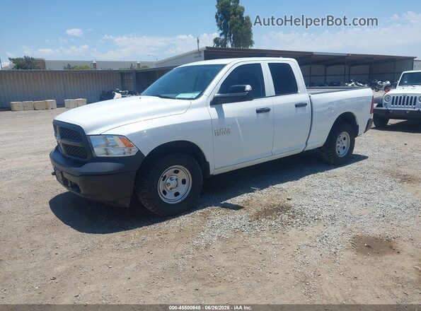 1C6RR7FGXHS837372 2017 RAM 1500 White წინა მარცხენა ხედი სამი მეოთხედიდან
