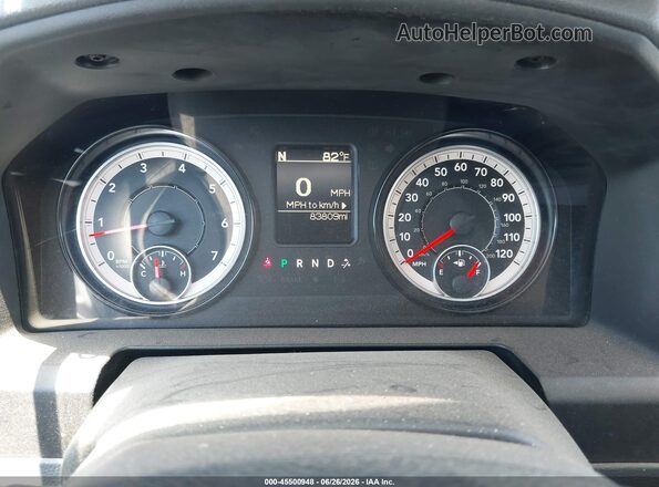 1C6RR7FGXHS837372 2017 RAM 1500 White უკანა სავარძლების ხედი