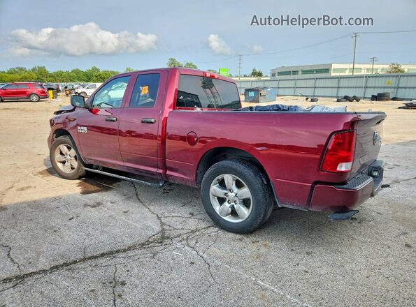 1C6RR7FGXJS308705 2018 RAM 1500 Бордовый Задняя левая четверть