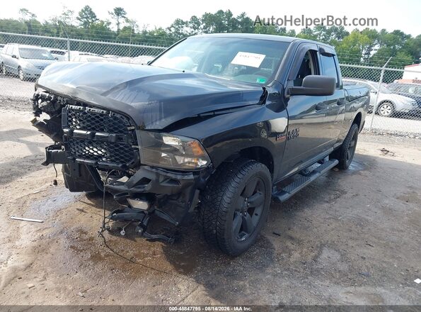 1C6RR7FT0GS204603 2016 RAM 1500 Black Առջևի ձախ երեք քառորդ տեսարան