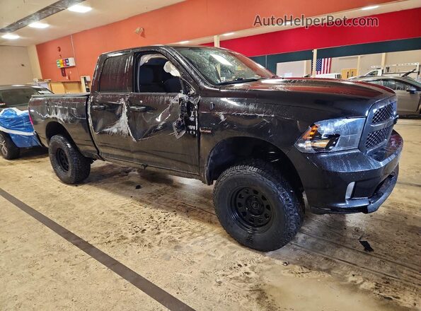 1C6RR7FT1JS214337 2018 RAM 1500 Black Передня права чверть
