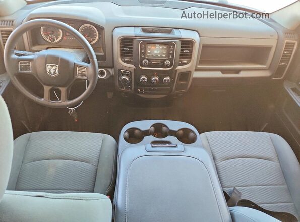 1C6RR7FT1KS699385 2019 RAM 1500 White Dashboard view