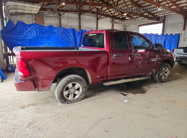 1C6RR7FT3JS192745 2018 RAM 1500 Burgundy Tył prawy
