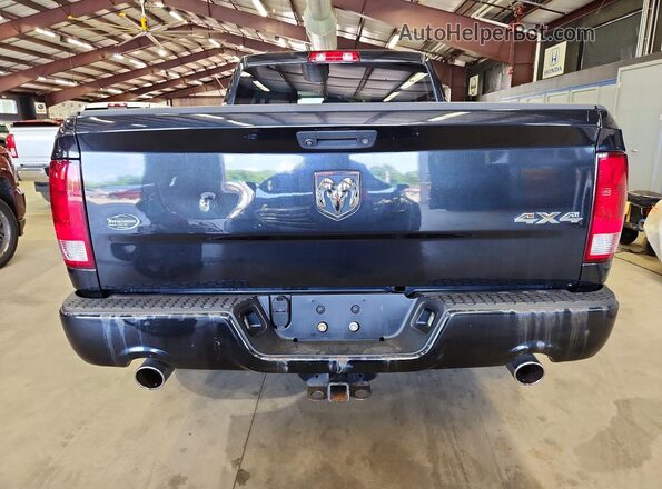 1C6RR7FT5JS134989 2018 RAM 1500 Black Widok z tyłu