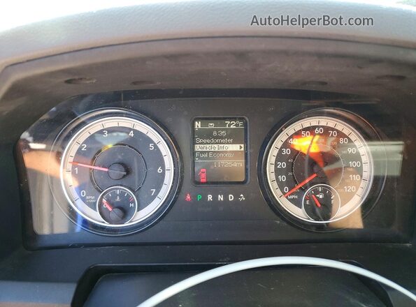 1C6RR7FT9GS412169 2016 RAM 1500 Charcoal Vista del cuadro de instrumentos