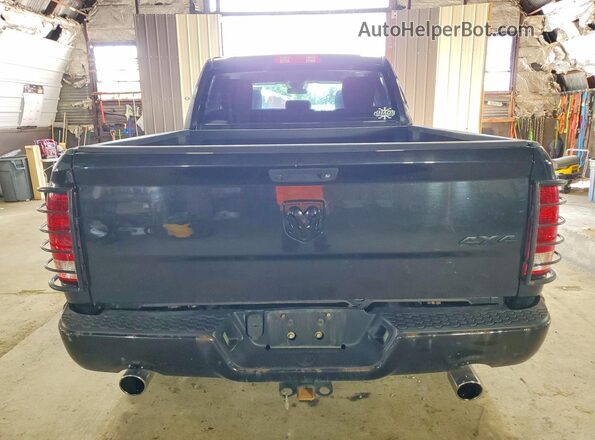 1C6RR7FTXJS209556 2018 RAM 1500 Black Rear view
