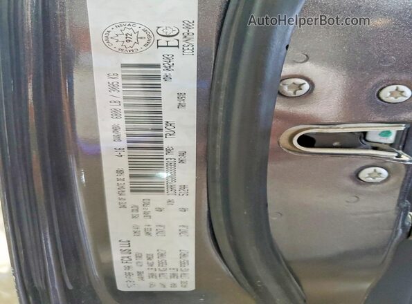 1C6RR7GG0GS333913 2016 RAM 1500 Серый Вид наклейки с VIN-кодом