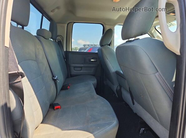 1C6RR7GG1JS307070 2018 RAM 1500 Silver Rear seats view