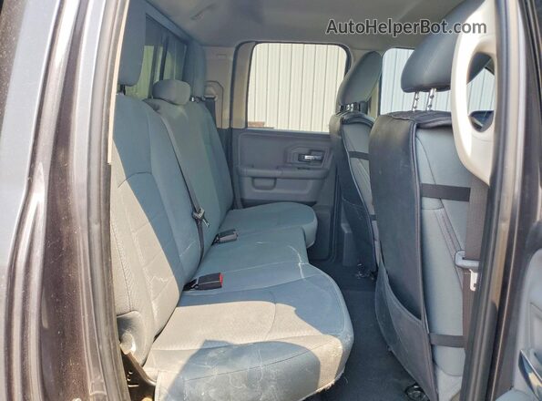 1C6RR7GG2JS307479 2018 RAM 1500 Gray Rear seats view