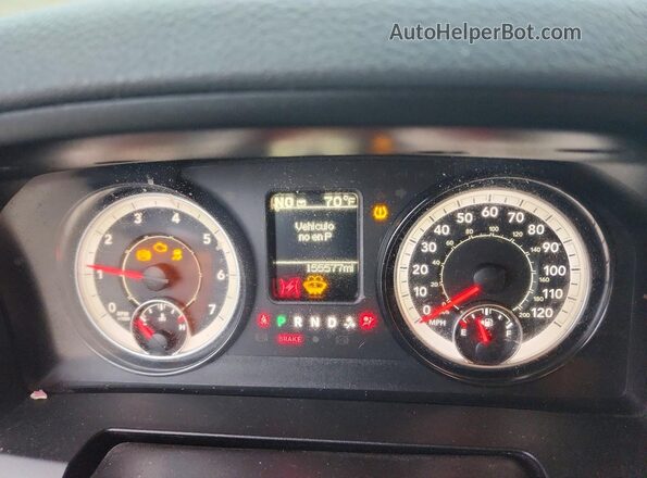 1C6RR7GG6LS104503 2020 RAM 1500 Blue Widok zestawu wskaźników