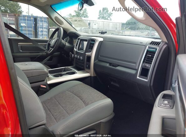 1C6RR7GG9HS663227 2017 RAM 1500 Red Front interior view