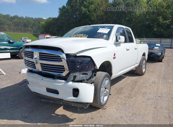1C6RR7GT1GS168189 2016 RAM 1500 White Передня ліва чверть