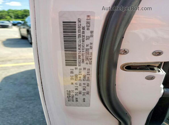 1C6RR7GT1GS257955 2016 RAM 1500 White VIN კოდის სტიკერის ხედი