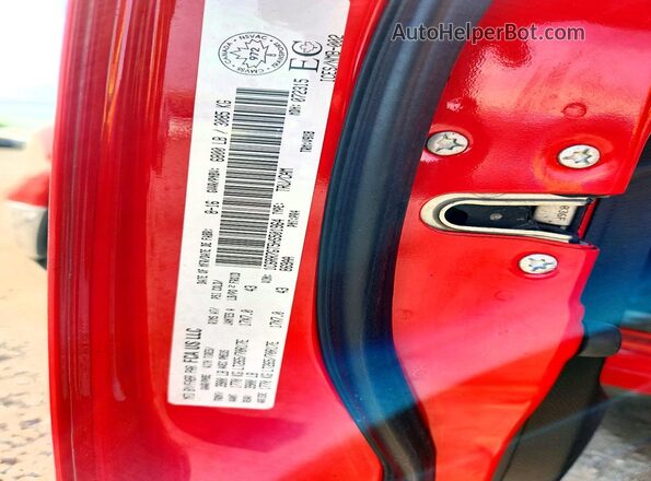 1C6RR7GT5HS501964 2017 RAM 1500 Red Vista de la etiqueta del VIN