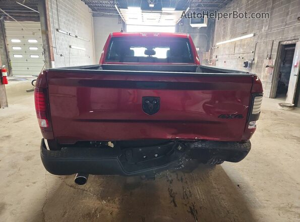 1C6RR7GT5MS510643 2021 RAM 1500 Бордовый Вид сзади