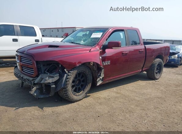 1C6RR7HT6GS313032 2016 RAM 1500 Red Передня ліва чверть
