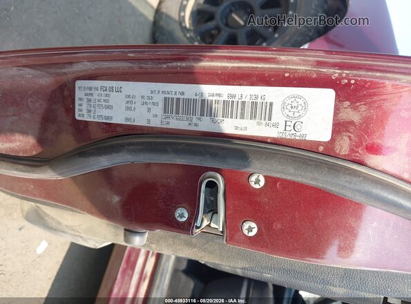 1C6RR7HT6GS313032 2016 RAM 1500 Red Вид підкапотного простору